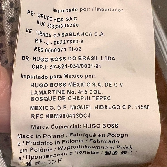 BOSS Hugo Boss metallic asymmetrical skirt. Size 6. Made in Portugal. - Picture 9 of 10